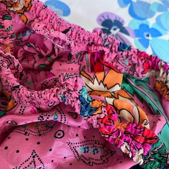 Diane Freis Silk Floral Skirt - Picture 3 of 4